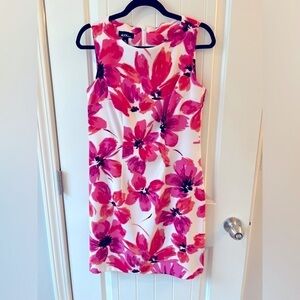 Alyx Dress Womens Sheath Dress Multicolor Floral Pattern Sleeveless Size 6